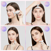Anti-Wrinkle Facial Massager with 7 Led Lights, Ems, Heat and Vibration, Ionic Cleansing and Firming Care for Face and Neck