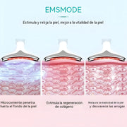 Anti-Wrinkle Facial Massager with 7 Led Lights, Ems, Heat and Vibration, Ionic Cleansing and Firming Care for Face and Neck