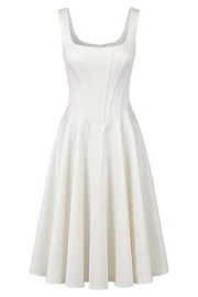 MIRABELLE Corset Sundress - Ivory