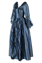 Dusty Blue Rococo Muse Corset Dress