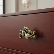 Antique Brass Bunny Rabbit Drawer Knobs
